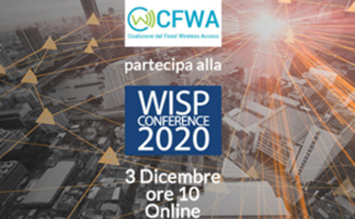 CFWA alla WISP CONFERENCE 2020: Banda Ultralarga e Digital Divide